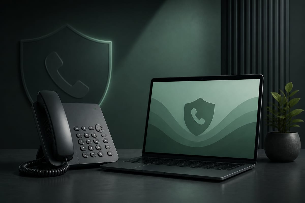 A secure smartphone screen showing a warning about an unverified incoming international call